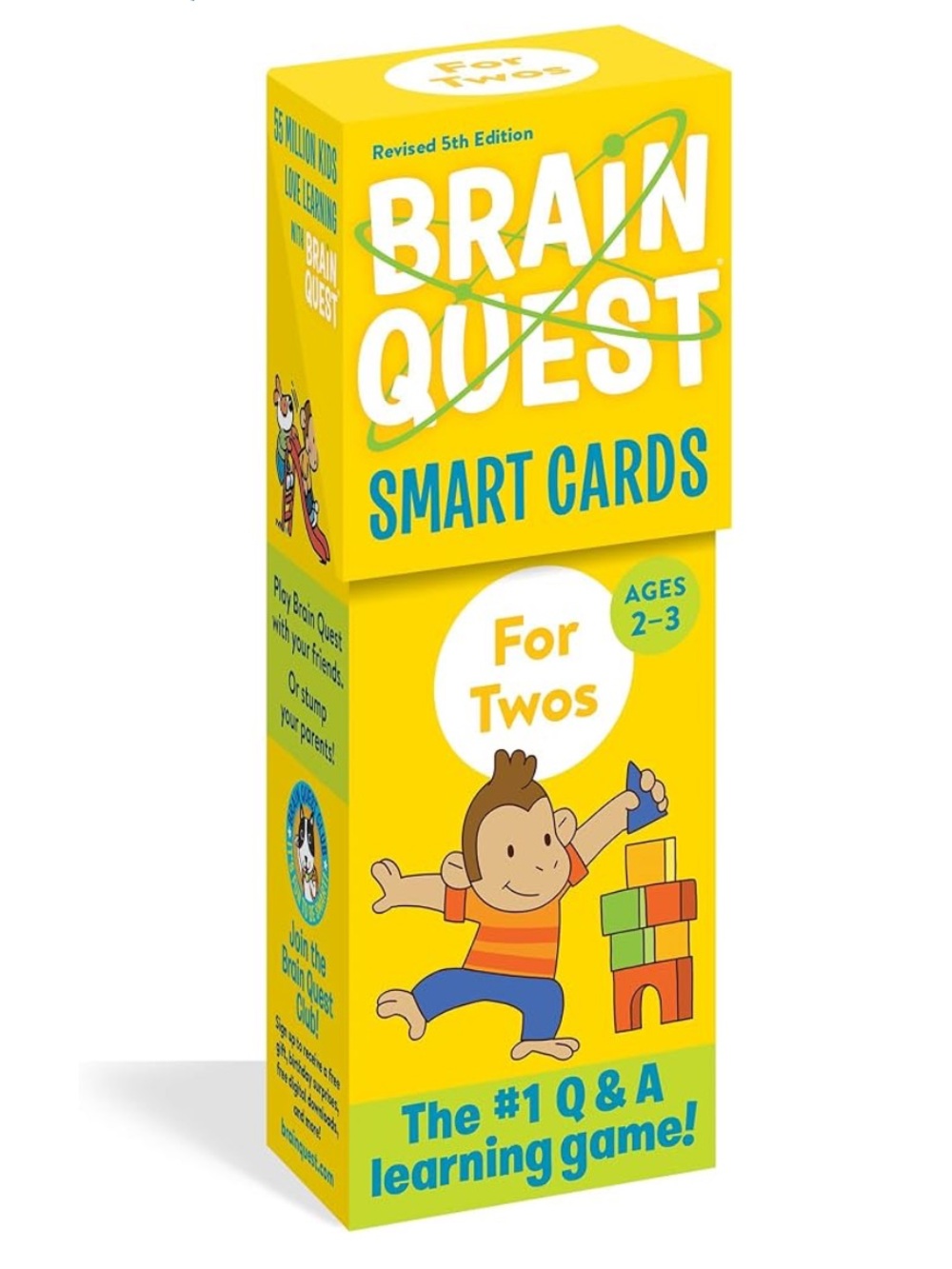 Workman Brain Quest Smart Cards for Twos Ages 2-3 Years Q&A 2-Deck Learning Game
